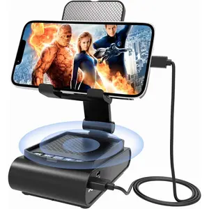 Gifts for Men,Cell Phone Stand with   Speaker  Surround Sound for  and Outdoors with  Speaker for Desk Compatible with  for ipad, Smartphones