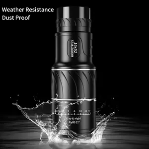 In Stock 16x52 HD Big eyepiece Telescope Binocular Monocular Dual Focus Telescopio Green Film Binoculo Optical Prism Huntings Travel Hiking