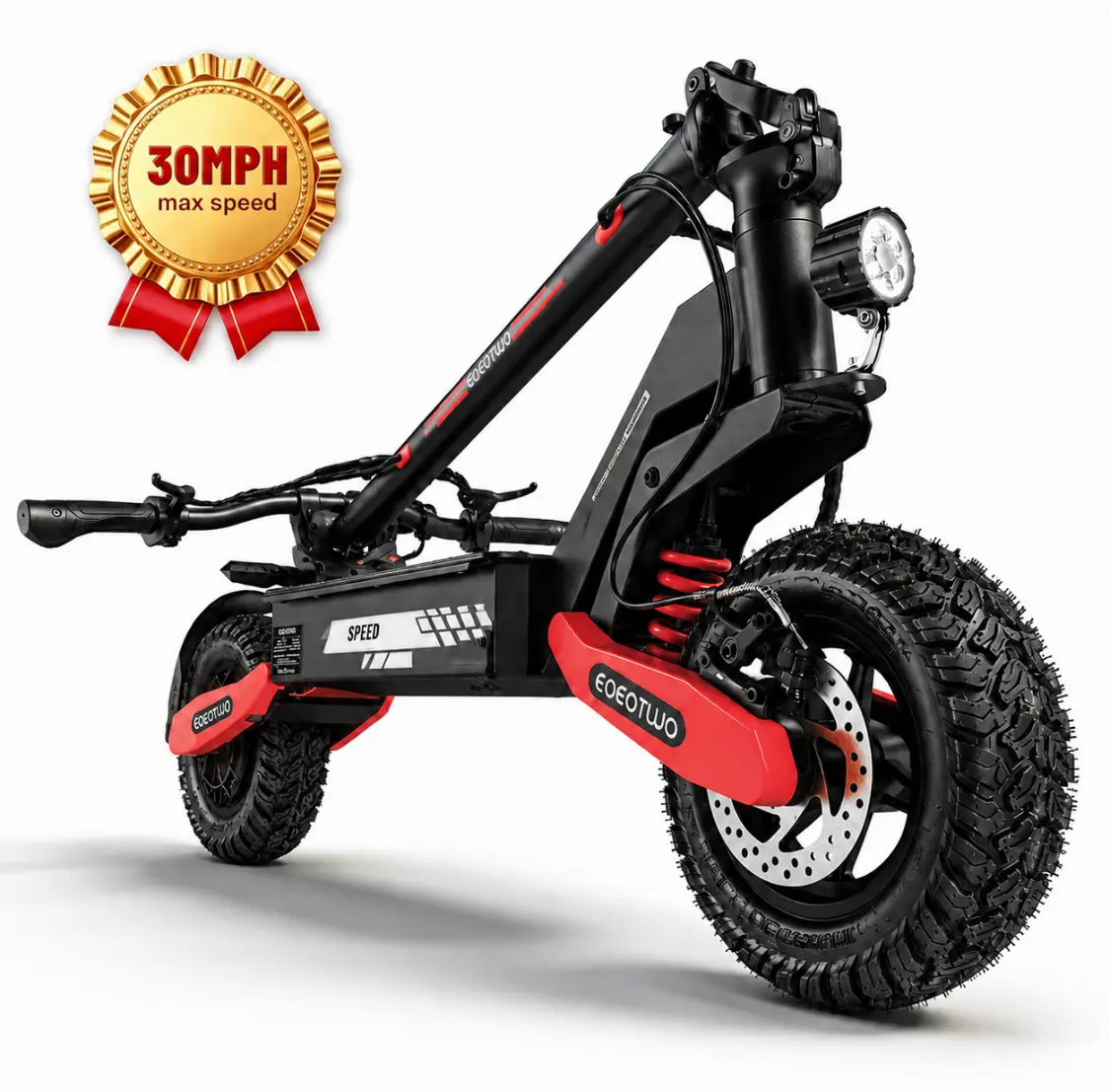 1200W Off-road Electric Scooter for Adult 48V13AH 30MPH 11''Commuting E-Scooter