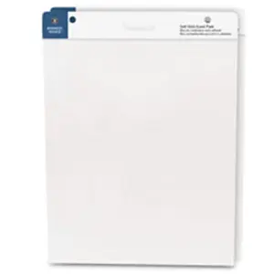 212 MAIN Self-Stick Adhesive Easel Pads, 25x30 in, 30 Sheets per Pad, 2-Pack, White, Ideal for Easel Display, Adhesive Pad