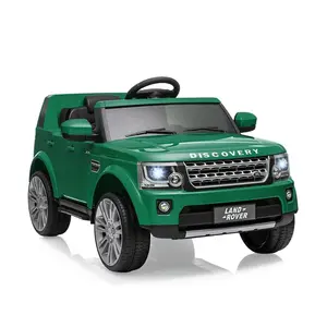 GARVEE Licensed Land Rover Electric Ride-On Cars with 12V Battery, Remote Control, Music Player, LED Lights, Adjustable Seats, and Safe Suspension for Ages 3-8, Available in Multiple Colors and Features.