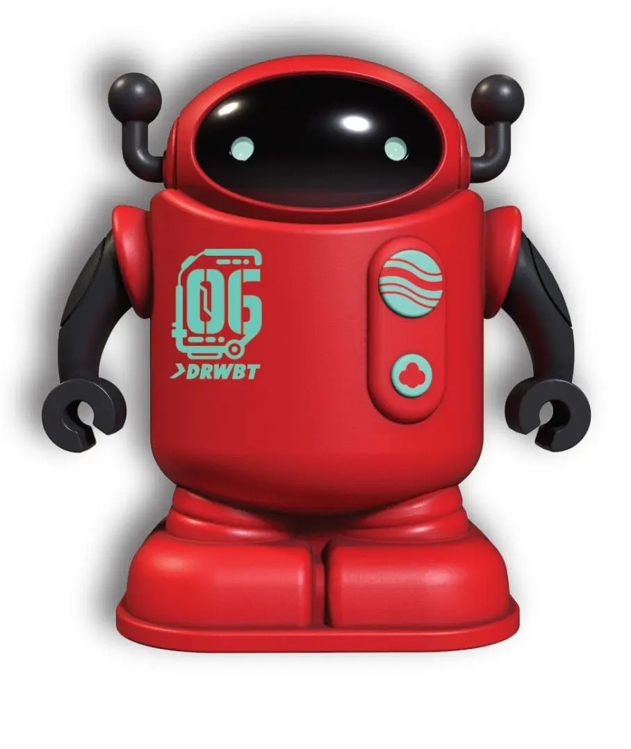 Mukikim Tracerbot Mini Inductive Robot Toy - Red
