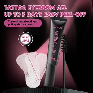 3-Color Peel-Off Tattoo Eyebrow Cream | Long-Lasting Waterproof & Sweat-Resistant Formula | Natural Stereoscopic Brow Look for Casual & Formal Styles | Easy Removal Without Skin Burden | Perfect Minimalist Beauty Gift for Women