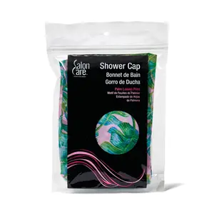 Salon Care Palm Leaves Shower Cap