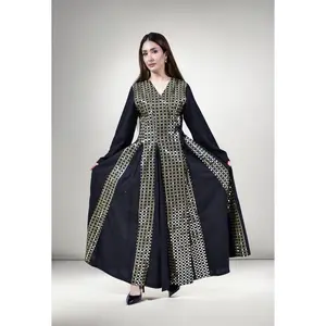 Midnight Gold Kuwaiti Sequin Dress