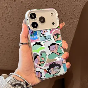 Cool Green Powerpuff Girl Collage Phone Case for iPhone 17 AIR 17 PRO 16 PRO 15  PRO MAX  14 PLUS 13 PRO 12 11 PRO XS MAX X XR Samsung Galaxy S25 Ultra S24 S23 S22 Plus  series(anti-drop hard shell) shockproof mobilephone protective cover