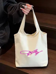 Shopping Tote Bags Dolly Parton autograph Unique Art Perfect for travel,daily commuting,the beach,or casual outings