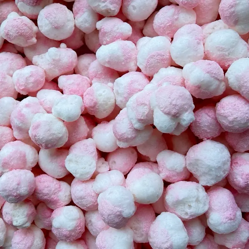 Freeze Dried Cotton Candy Crunch Candies - Sweet Flavor, Bite-Sized Crunchy Snack