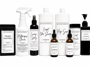 H&W Household Everything Cleaning Bundle - Scented Cleaner for Room, Bath Use