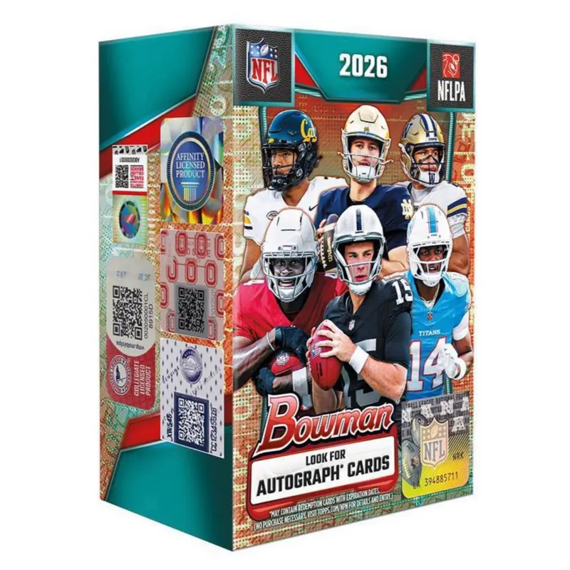 One (1) Sealed Pack from a 2026 Topps Bowman Football Value Box