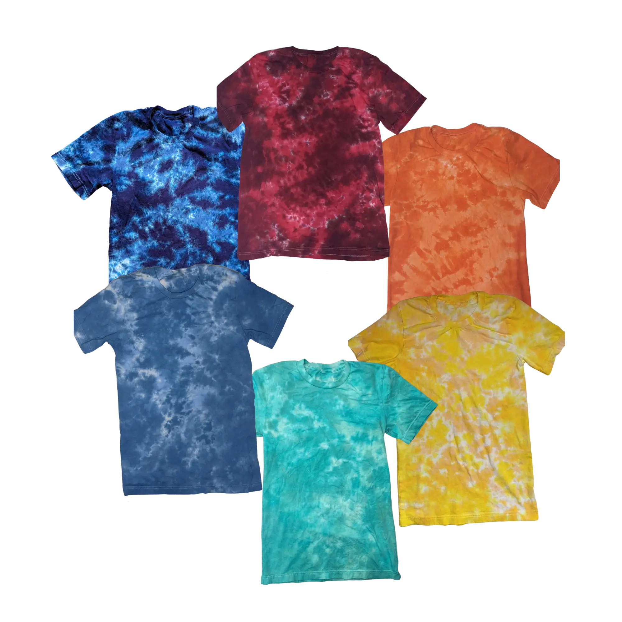 Monochrome Tie Dye Shirt: Color Customizable Scrunch
