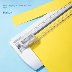 Deli Rotary Paper Trimmer:Multi-Function Scrapbooking Tool Cutter.Suitable for Photos,Cards,Coupons,Paper