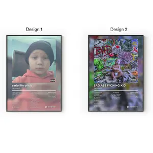[Sale Up To 40%] [Unframe] Nettspend Album Posters, Underground Rage Rap Wall Art, Internet Trap Aesthetic Decor, Modern Album Cover Artwork, Gift for Fans