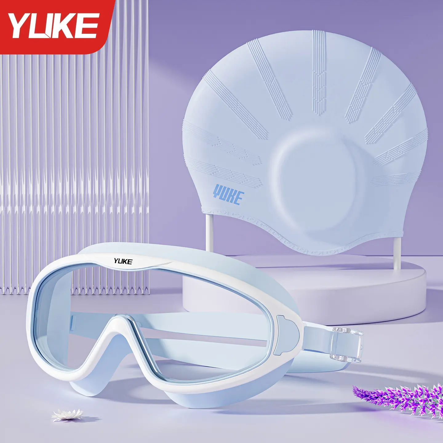 Sky Blue [Swimming Goggles Set]