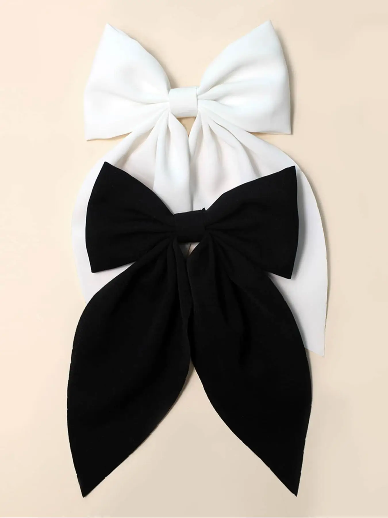 Temperament Simple Bow Decor Hair Clip, Elegant Fashion All-match Hair Accessories for Women & Girls, Minimalist Headwear Suitable for Hair for Party,