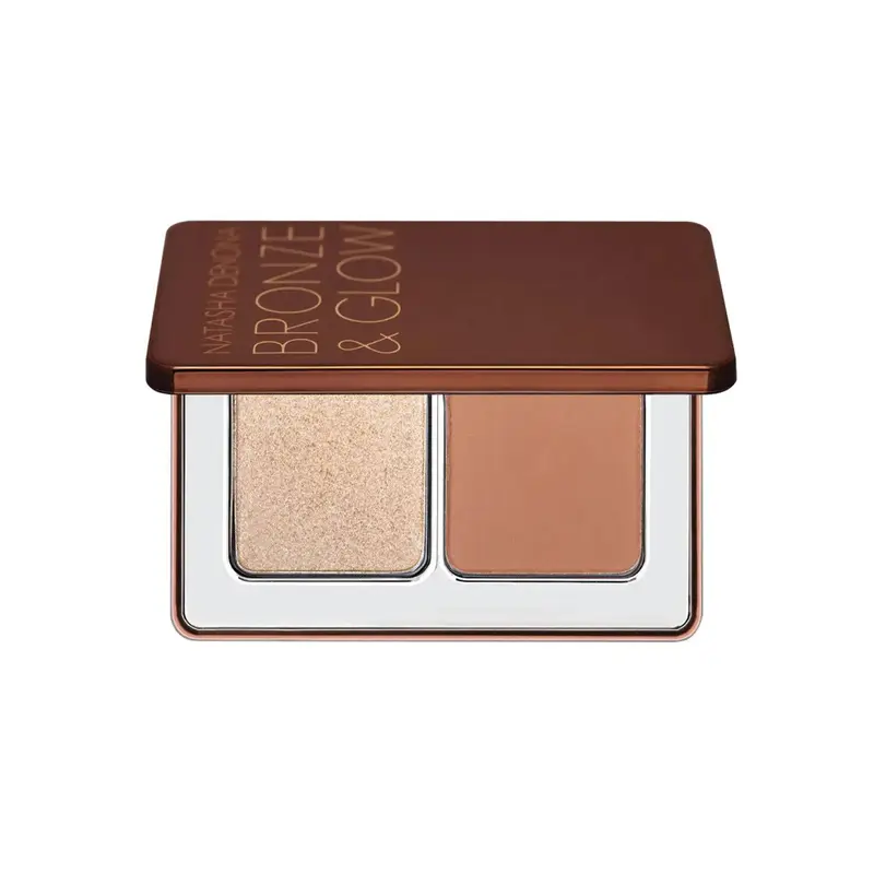 Natasha Denona Mini Compact Palette Bronzers - Glow Face Palette with Contour Bronzing Bronzers, Mini Toiletries for Purse