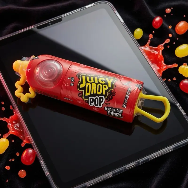 Juicy Drop Candy - Fat-Free Sugar Water Infused Delicious Snack for Sweet Lovers