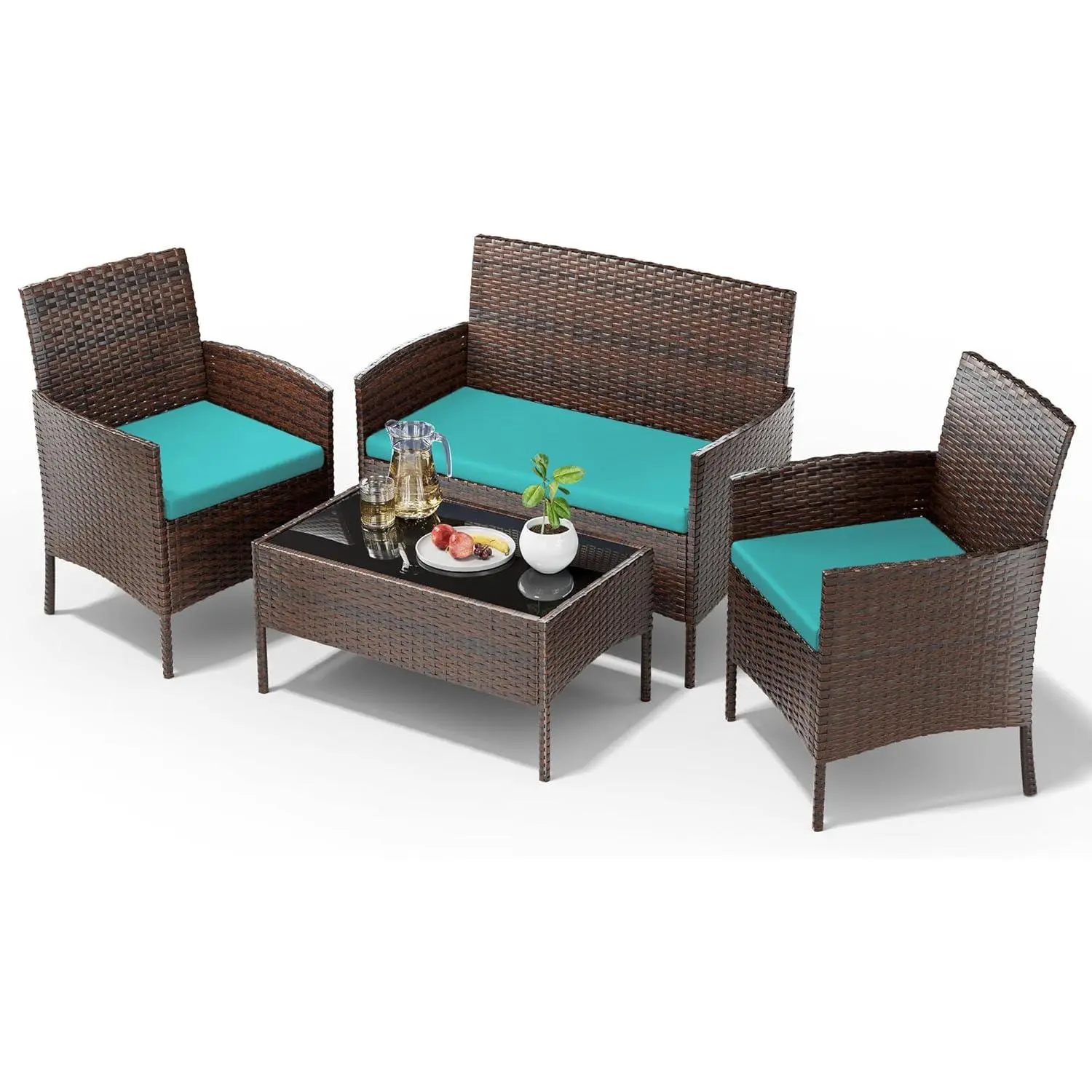 A3-brown and Turquoise