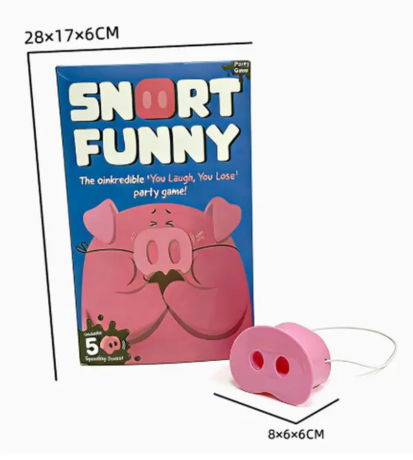 The Oinkcredible You Laugh You Lose Party Game | Funny Family Card Game for Kids & Adults