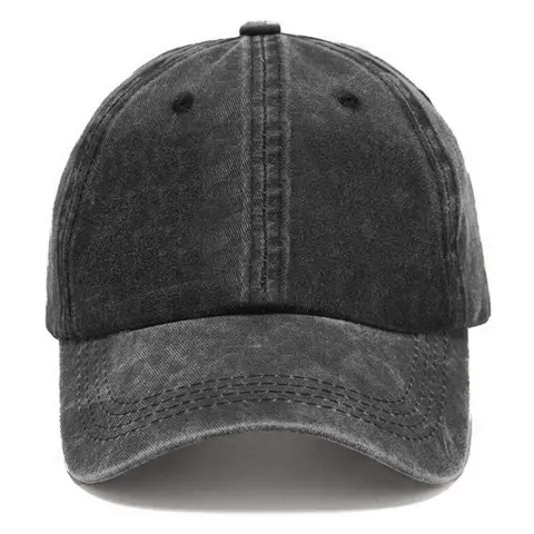 [Tiktok Shipping] Vintage Washed Baseball Cap Adjustable Distressed Cotton Snapback Unisex Retro Dad Hat Casual Streetwear