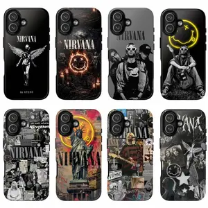 Nirvana Band Touch Case Nirvana Tribute Rock Music Band Gift for Fans  Phone Accessories Phone Case Suitable for iPhone 17-11 Pro Max/Plus and  Samsung Galaxy S23-25