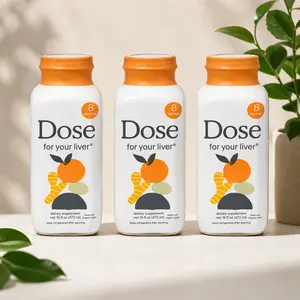 Dose Organic Wellness Shots 2oz – USDA Organic Liver Support Shot with Turmeric, Milk Thistle & Dandelion Root Blend, Detox Wellness Drink Supplement