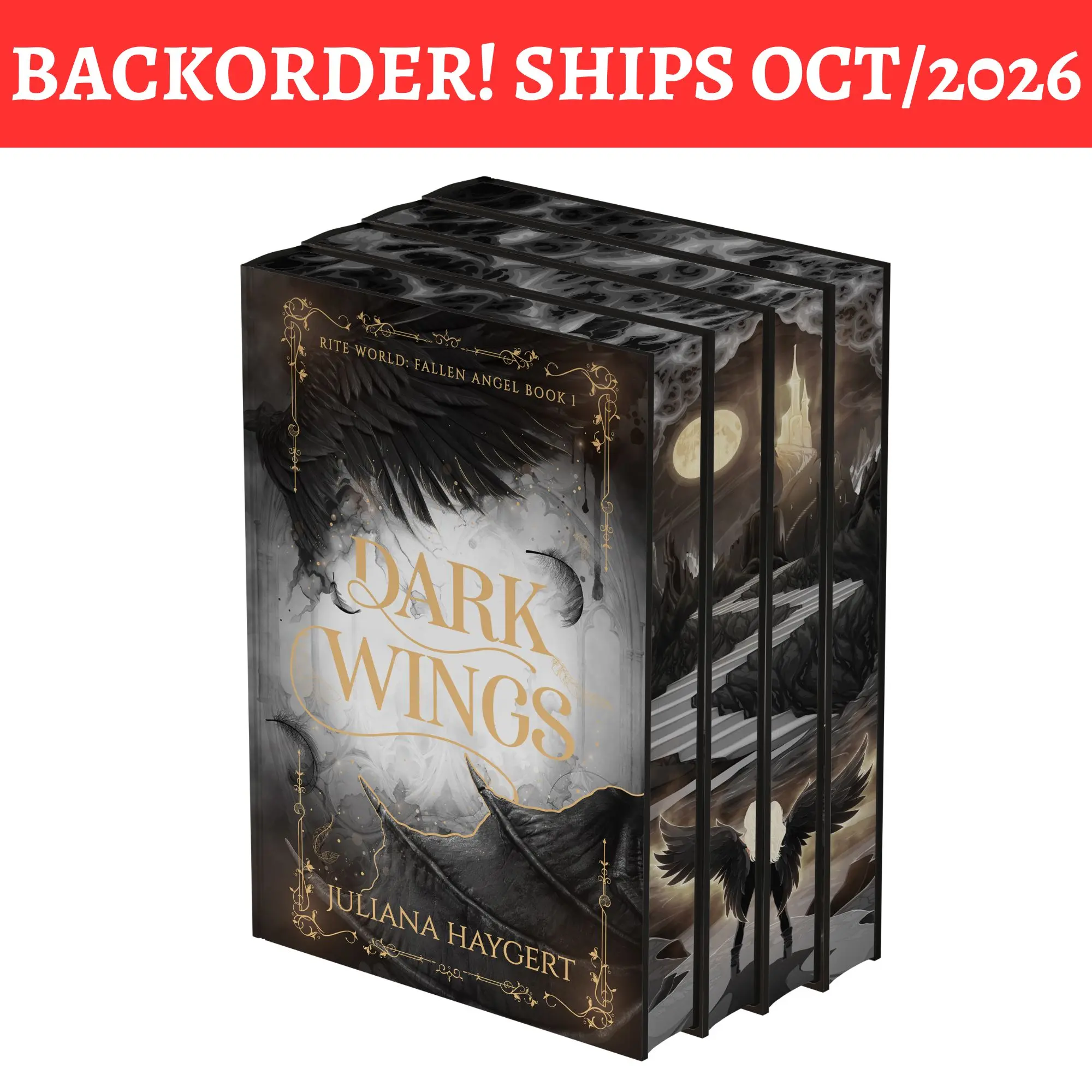 BACKORDER of Rite World: Fallen Angel Special Edition Hardcover (4 books) | Paranormal Romance Urban Fantasy | Ships Oct/2026