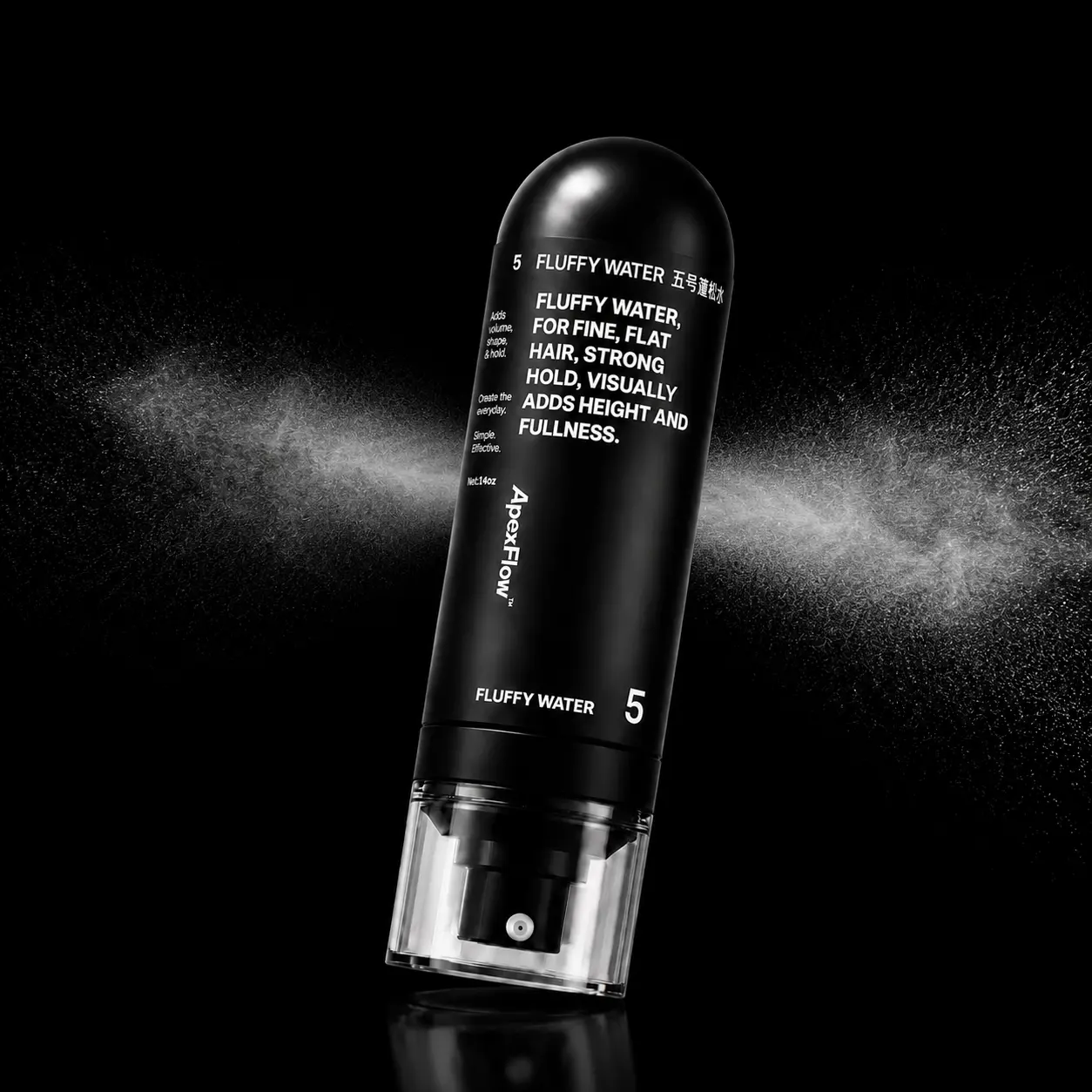 ApexFlow Fluffy Hair Spray - Instant Volume Boost, Lightweight, Non-Sticky, Fast Dry Daily Haircare for Fine Hair (3.4 oz/6.8 oz)