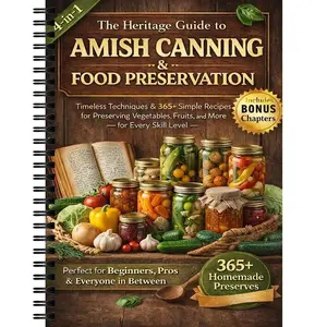 Ultimate Sabbath Church Canned Food & Preserving Recipe Book, 7 Ancient Secrets, Easy DIY Recipes, Easy Prep, Economical & Realistic Cooking Guide