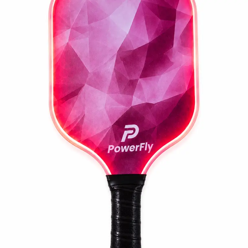 PowerFly LED Fiberglass Pickleball Paddles Pink