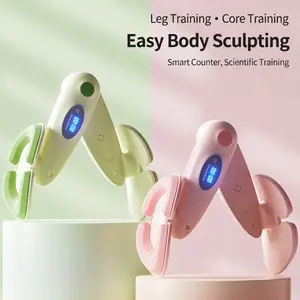 Photo Props Digital Count Leg Stretcher Adjustable Angle Leg Press Machine Portable Yoga Leg Trainer Smart Display Counter Leg Relaxer For Home Daily Fitness Stretch Exercise