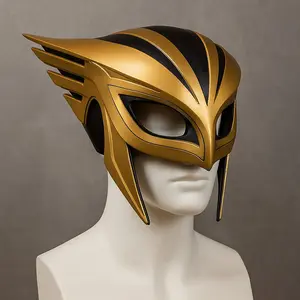 Hawk Hero Helmet Cosplay Prop - Detailed Collectible Helmet Replica for Superhero Costume Accessories & Cosplay Events