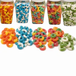 Gummy Rings Candy | Peach Rings, Mexican Chamoy Chili Rings, Apple Rings, Raspberry Rings & Watermelon Rings (Select your Favorite)
