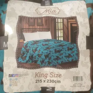 King Sized Super Soft Cow Print Blanket