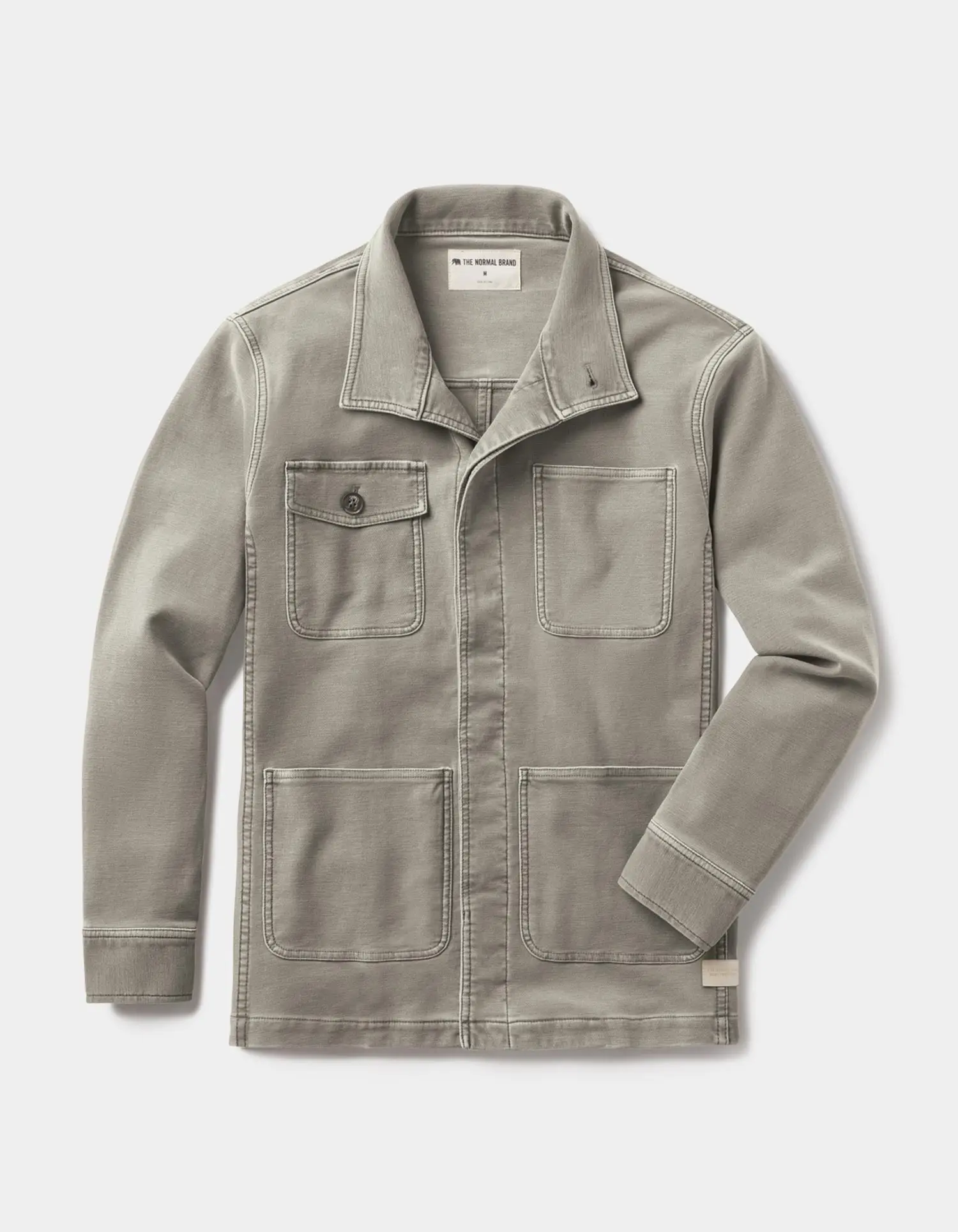 Comfort Terry Chore Coat in Moss