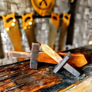 Handmade Wooden Sword and Wooden Dagger