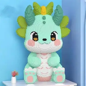 8129 Piece Cute Dormant Dragon DIY Puzzle Model Kit, Perfect Halloween Gift, Christmas Present & Thanksgiving Reward