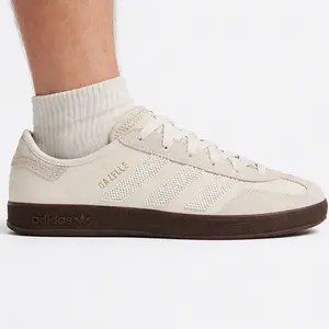 Adidas Originals Men's Cream CLOT x Gazelle Indoor Sneakers, IH3719 (No Box)