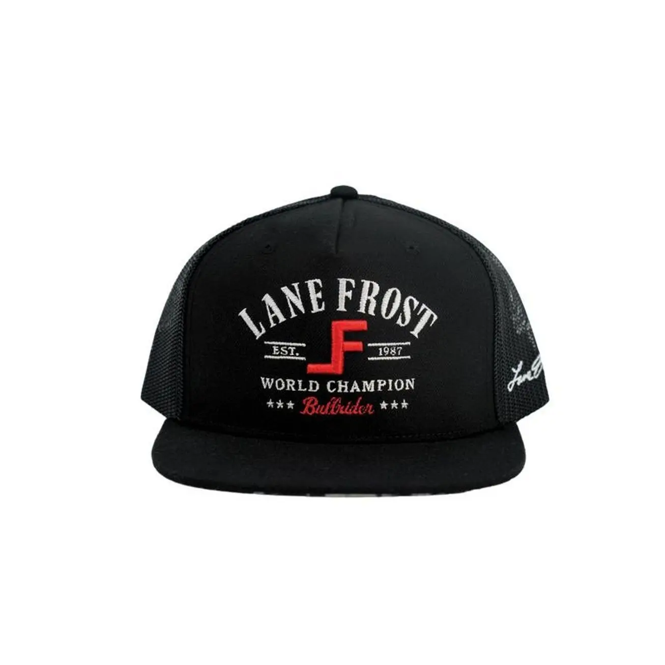 Lane Frost Rough Trucker Hat, World Champion Bull Rider Embroidery, Western Cowboy Cap, Country Rodeo Fan Headwear, Legendary Bull rider Snapback, Men's Casual Summer Accessory, Remember My Champion