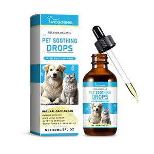 Pets Multivitamin Liquid Drops for Dogs & Cats, Immune Support Treats Health Supplements dog daily vitamins cat health booster