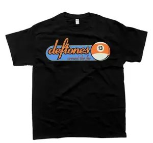 VTG 1998 Deftones Around the Fur 13 Ball Tour T-Shirt, Classic For Men And Women