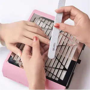 Nail Dust Collector for Removes Acrylic Nails, Professional Nail Vacuum Dust Collector, Nail Art Tools, Professional Manicure & Pedicure Tool for Home & Salon Use