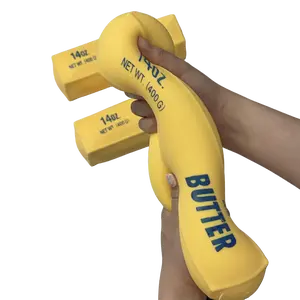 Squishy Giant Butter Stick: Super Soft, Safe & Non-Toxic, Ages 3+, New Flour-Filled Texture for Ultimate Stress Relief Decompression Squeeze