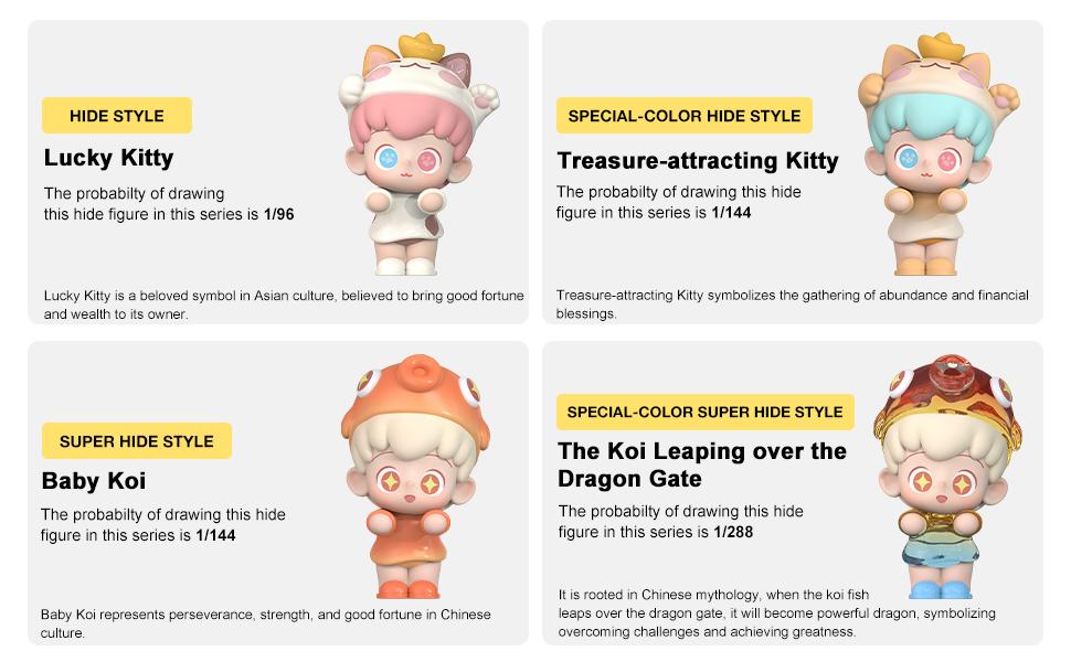 Adorable Animal Figures Valentine's Gift Creatures' Fantasy Land Series Blind Box Mystery Box Random Animal Design Mini Figures Collectible Figures Christmas Stuffers Idea Party Favors Birthday Gift Desktop ornaments Blindbags Surprise Set (Single Box)