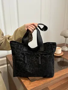 Women's Large Capacity Shoulder Bag, Soft Synthetic Leather Crossbody Wallet, Zipper Closure, Fixed Wide Strap, Casual Daily Use, Commuter Tote, Student Schoolbag, Crossbody Shoulder Bags