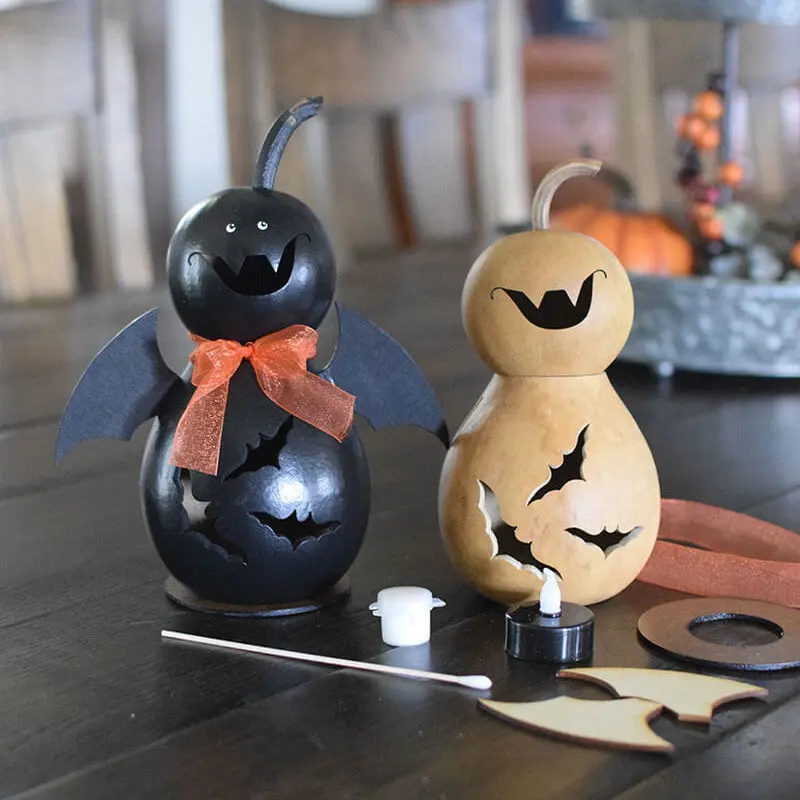 Gourd Craft Kit - Bat - DIY Craft Supply Kit