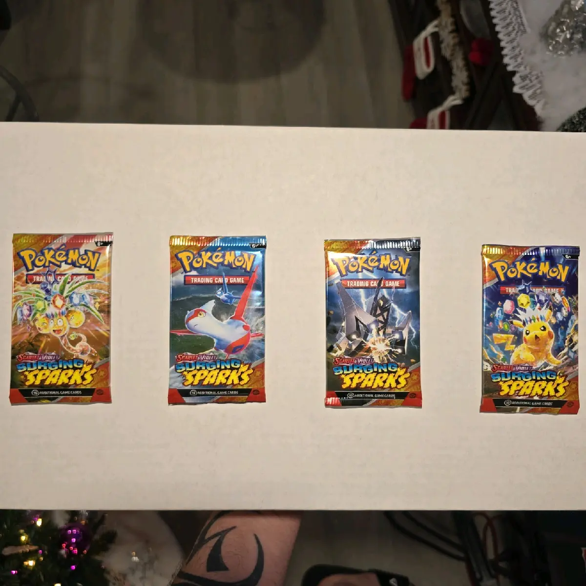 Surging Sparks Pokemon Booster Pack (Rip Live) - TikTok Shop Surging Sparks Pokemon Booster Pack (Rip Live) - TikTok Shop