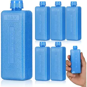 Ice Packs for Air Conditioner Fans Portable Freezer Blocks 8-Pack for Evaporative Air Cooler Lunch Boxes Camping Picnic 4.52X1.57X1.18 Inches