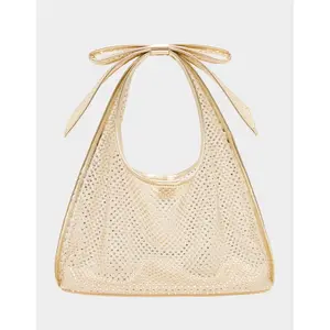 Betsey Johnson BOW MINI MESH TOTE GOLD