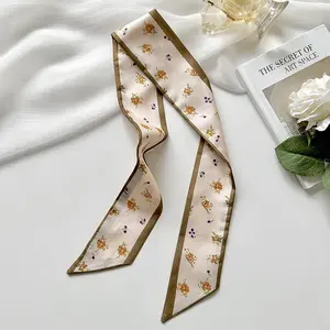 Printed Multifunction Headband Scarf – Versatile Hair and Bag Accessory